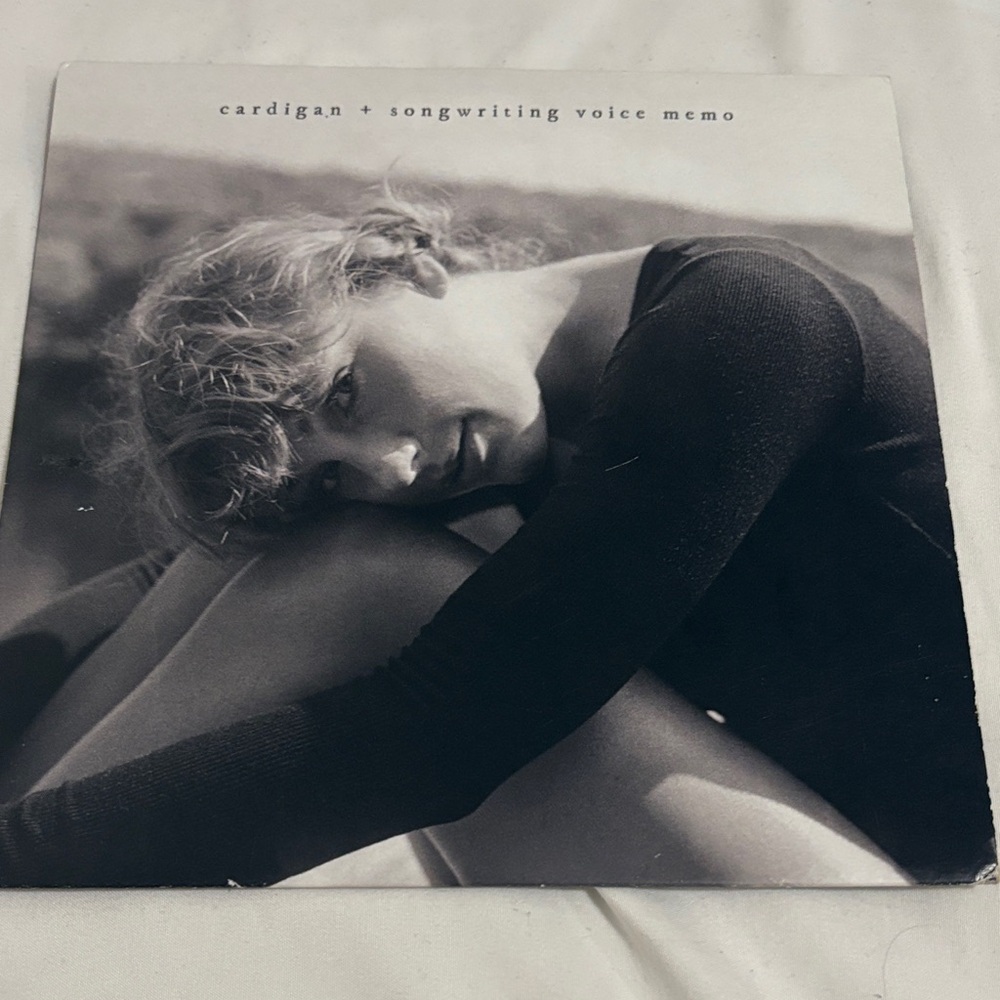 Cardigan + Songwriting Voice Memo Vinyl